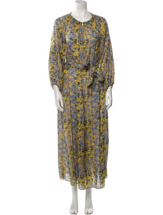 Apiece Apart Printed Scoop Neck Jumpsuit