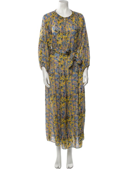 Apiece Apart Printed Scoop Neck Jumpsuit