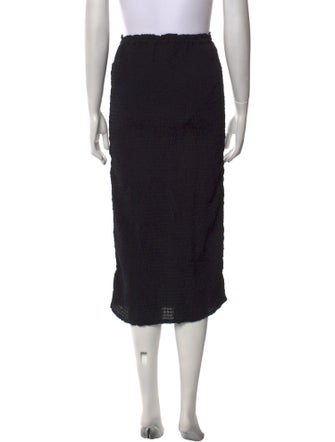 Apiece Apart Ruffle Embellishment Midi Length Skirt