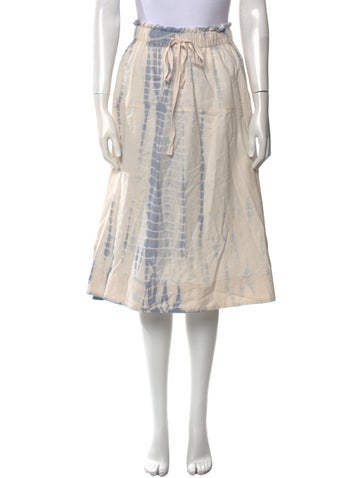 Apiece Apart Skirts Camouflage Print Knee-Length Skirt XS