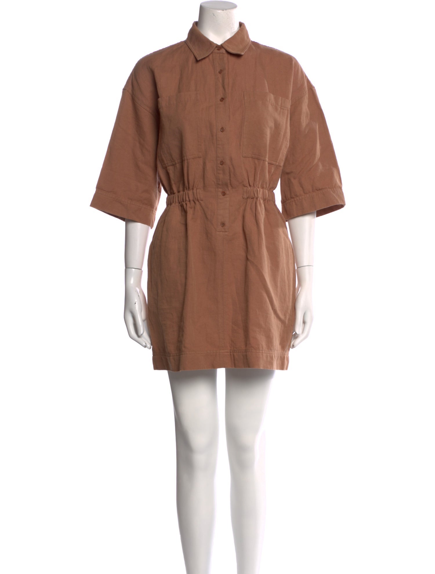 Apiece Apart Linen Mini Dress