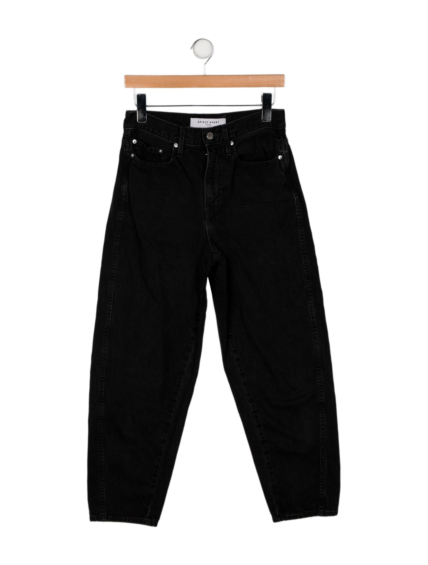 Apiece Apart High-Rise Straight Leg Jeans