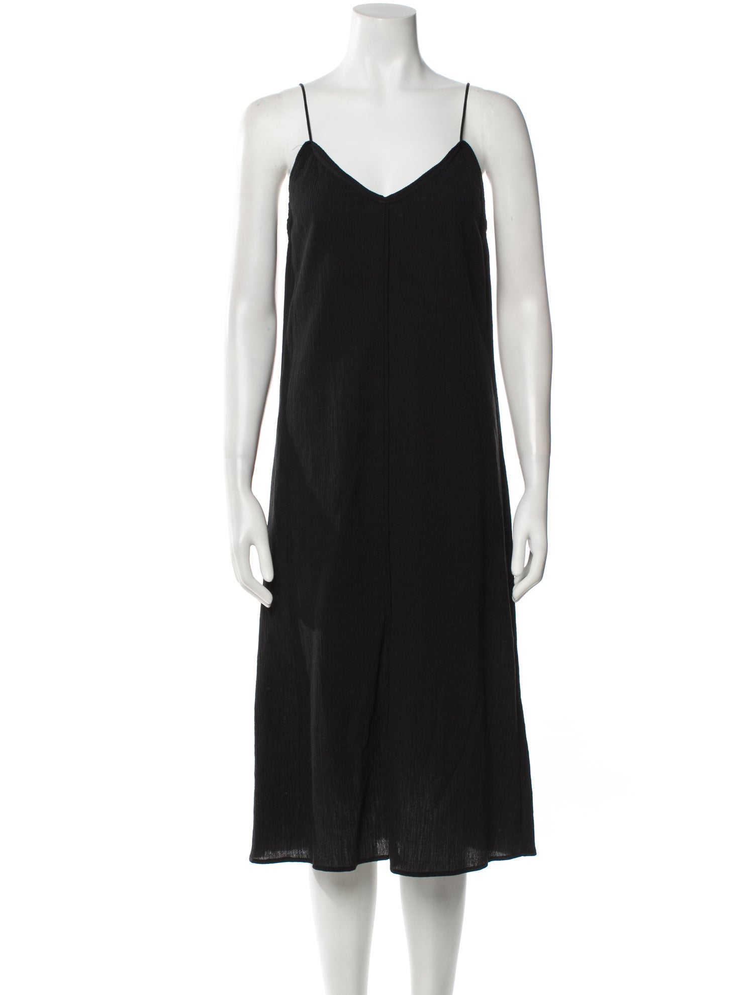 Apiece Apart V-Neck Midi Length Dress