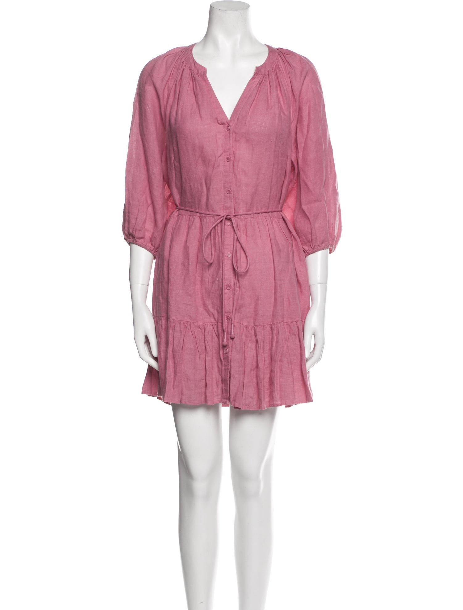 Apiece Apart Linen Mini Dress
