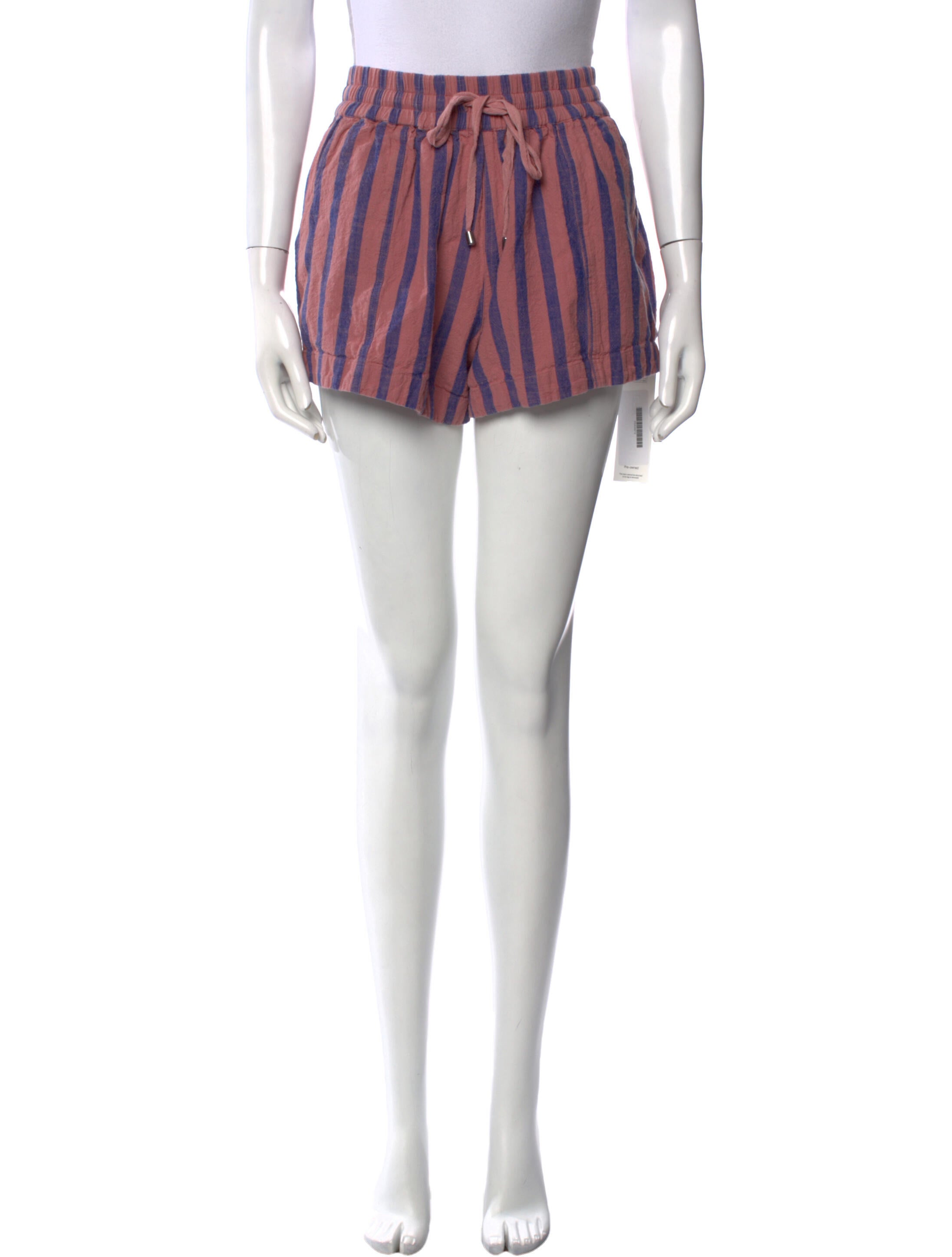 Apiece Apart Striped Mini Shorts
