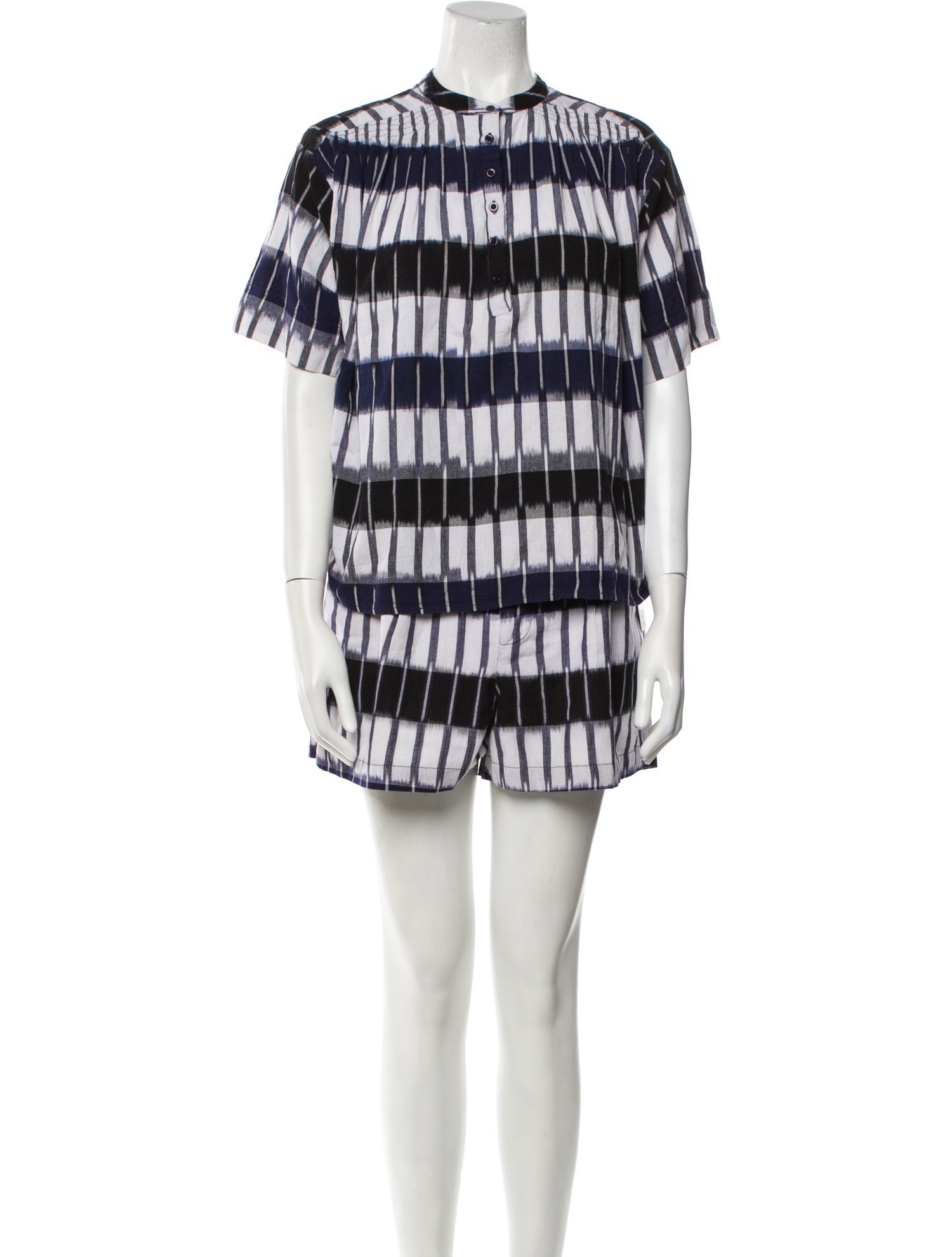 Apiece Apart Striped Short Set