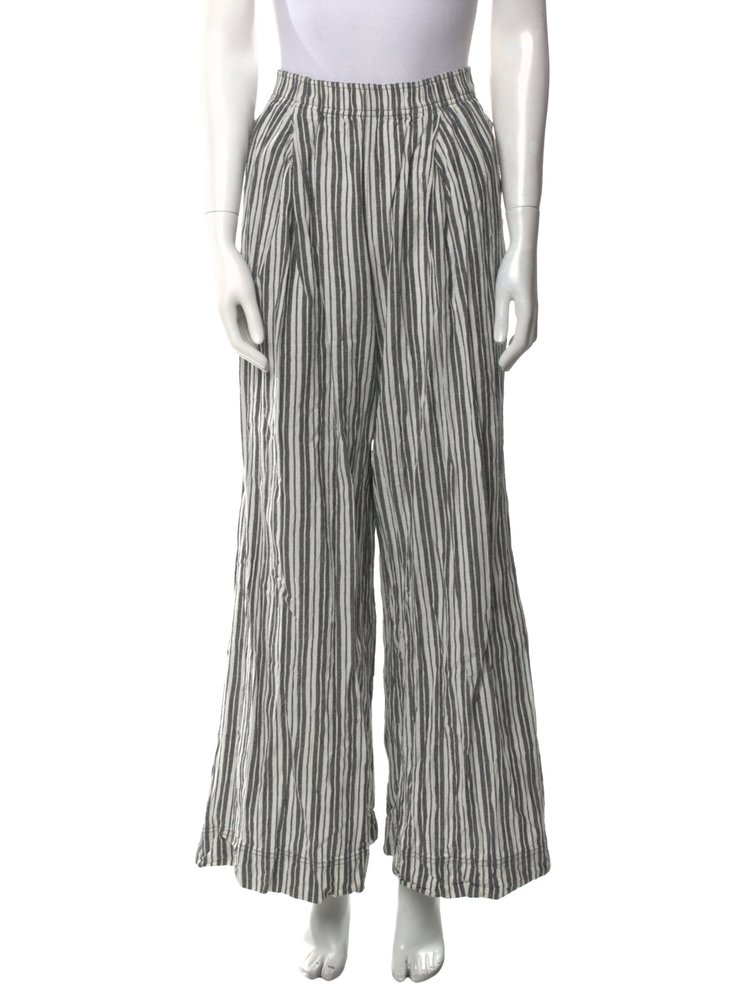 Apiece Apart Striped Wide Leg Pants