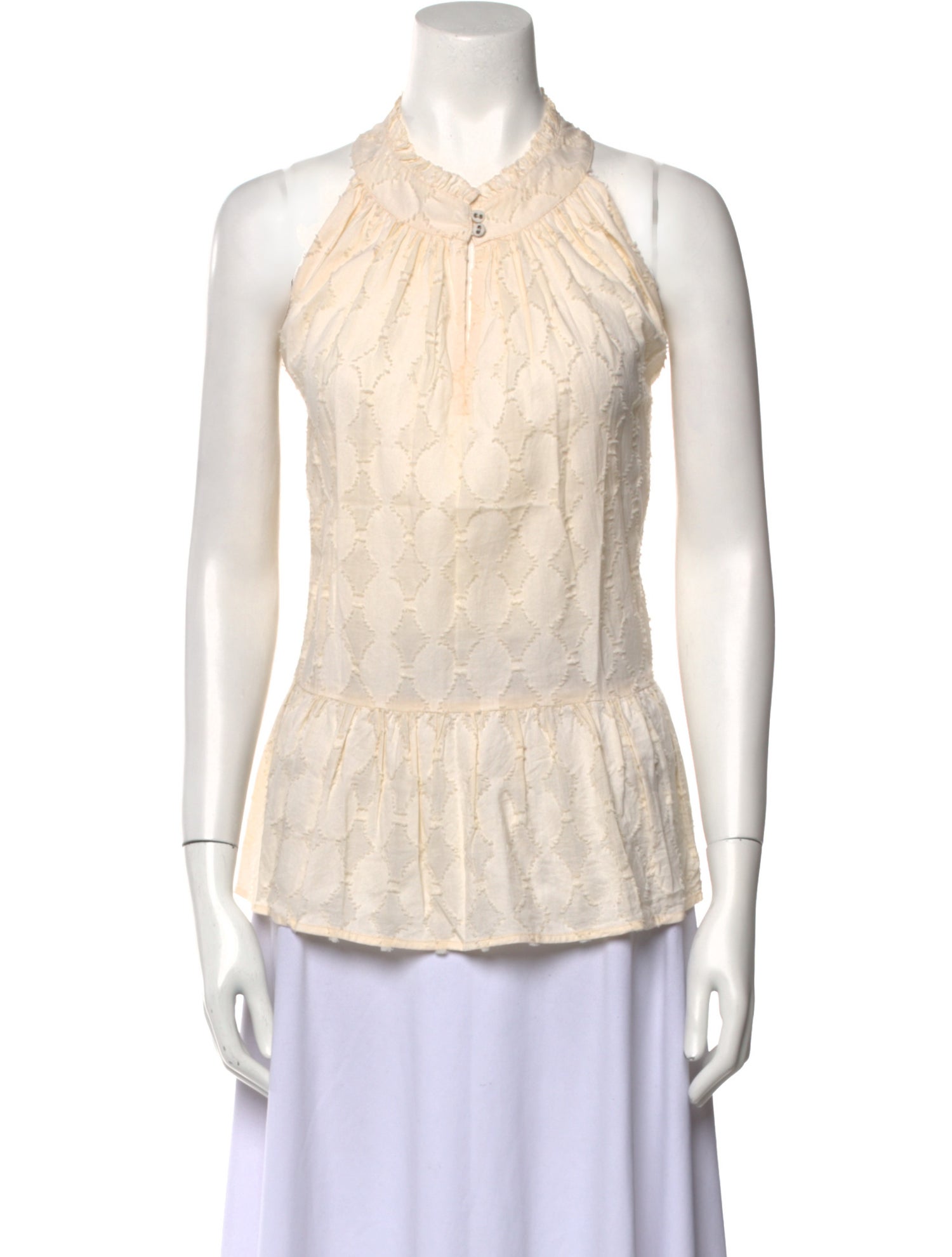 Apiece Apart Mock Neck Sleeveless Top