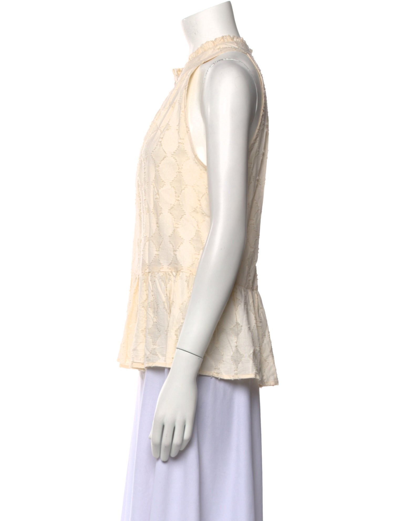 Apiece Apart Mock Neck Sleeveless Top