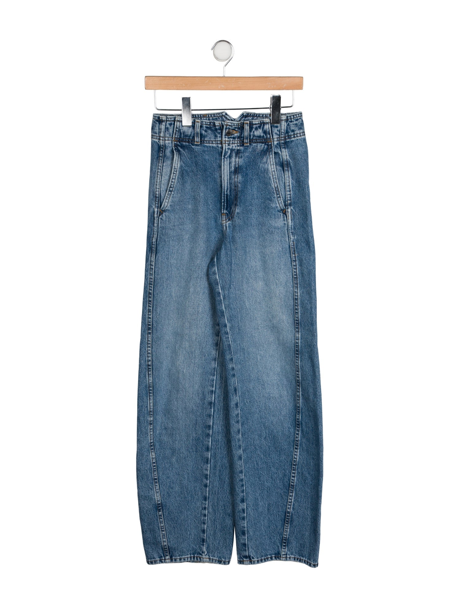 Apiece Apart High-Rise Wide Leg Jeans