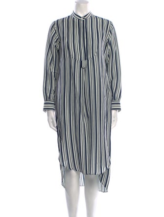 Apiece Apart Linen Midi Length Dress