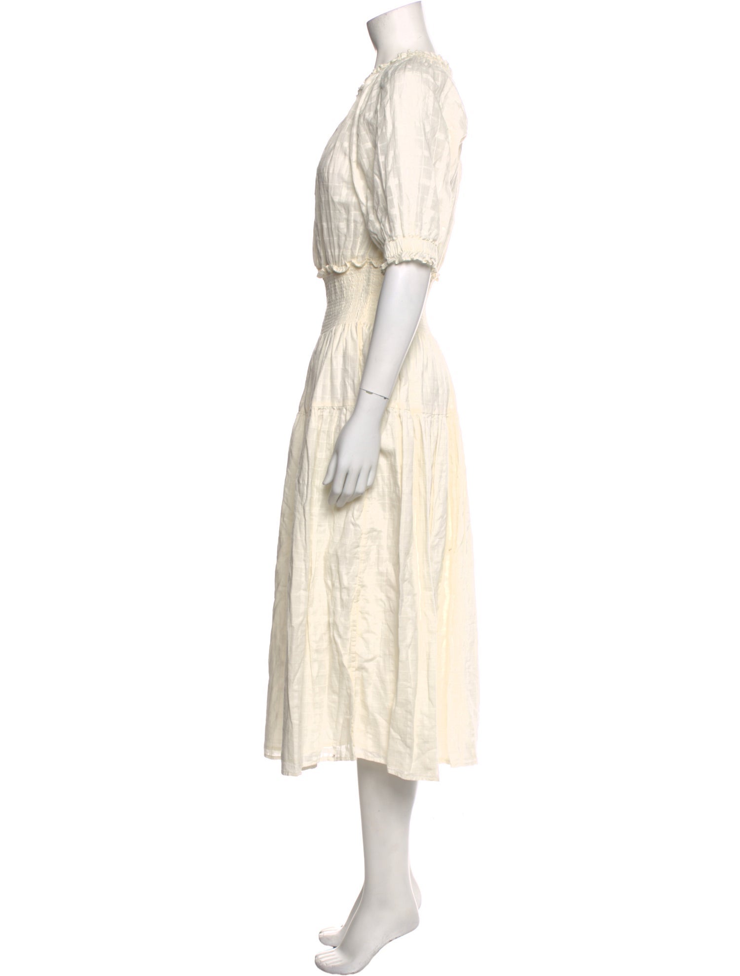 Apiece Apart Crew Neck Midi Length Dress w/ Tags