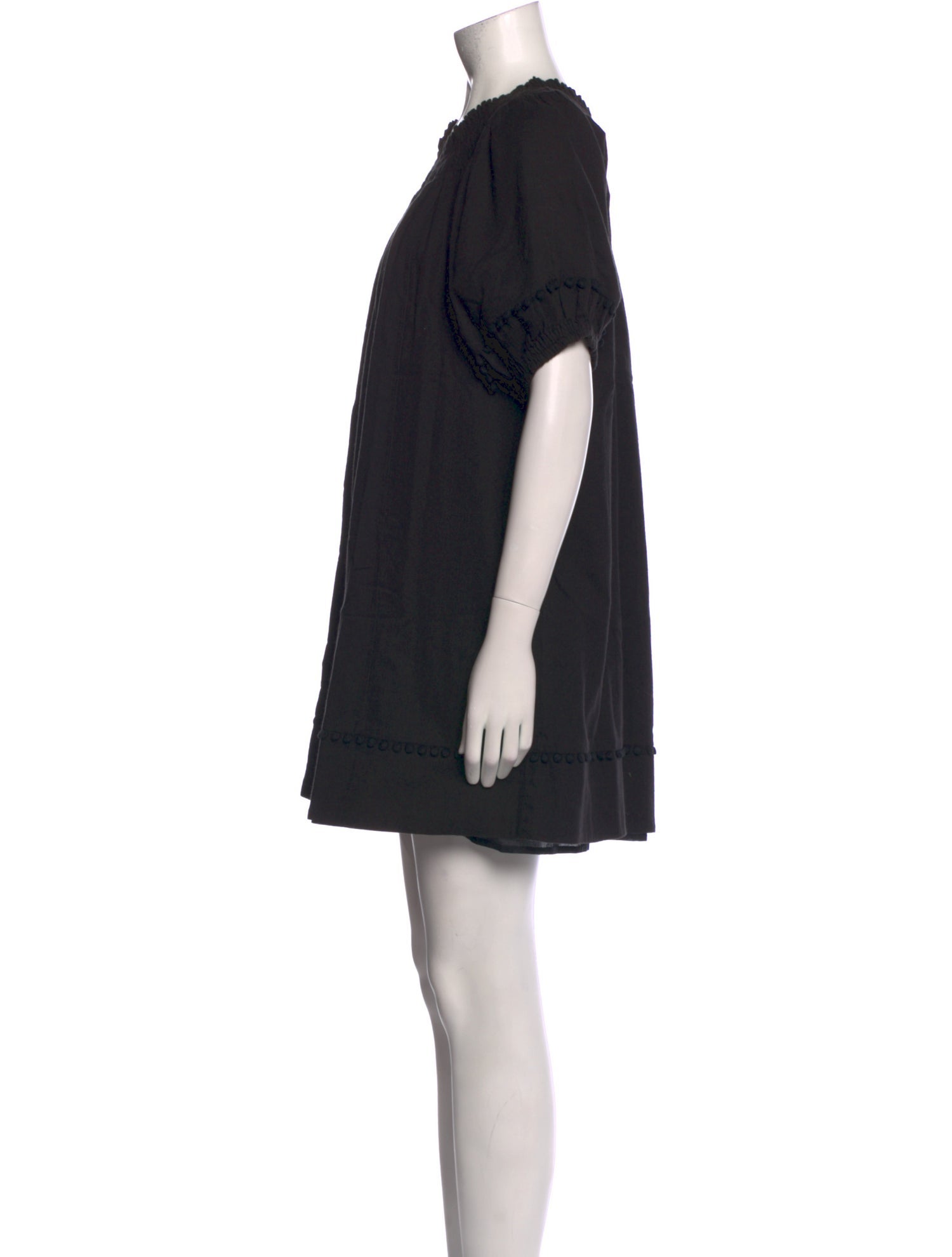 Apiece Apart Crew Neck Mini Dress