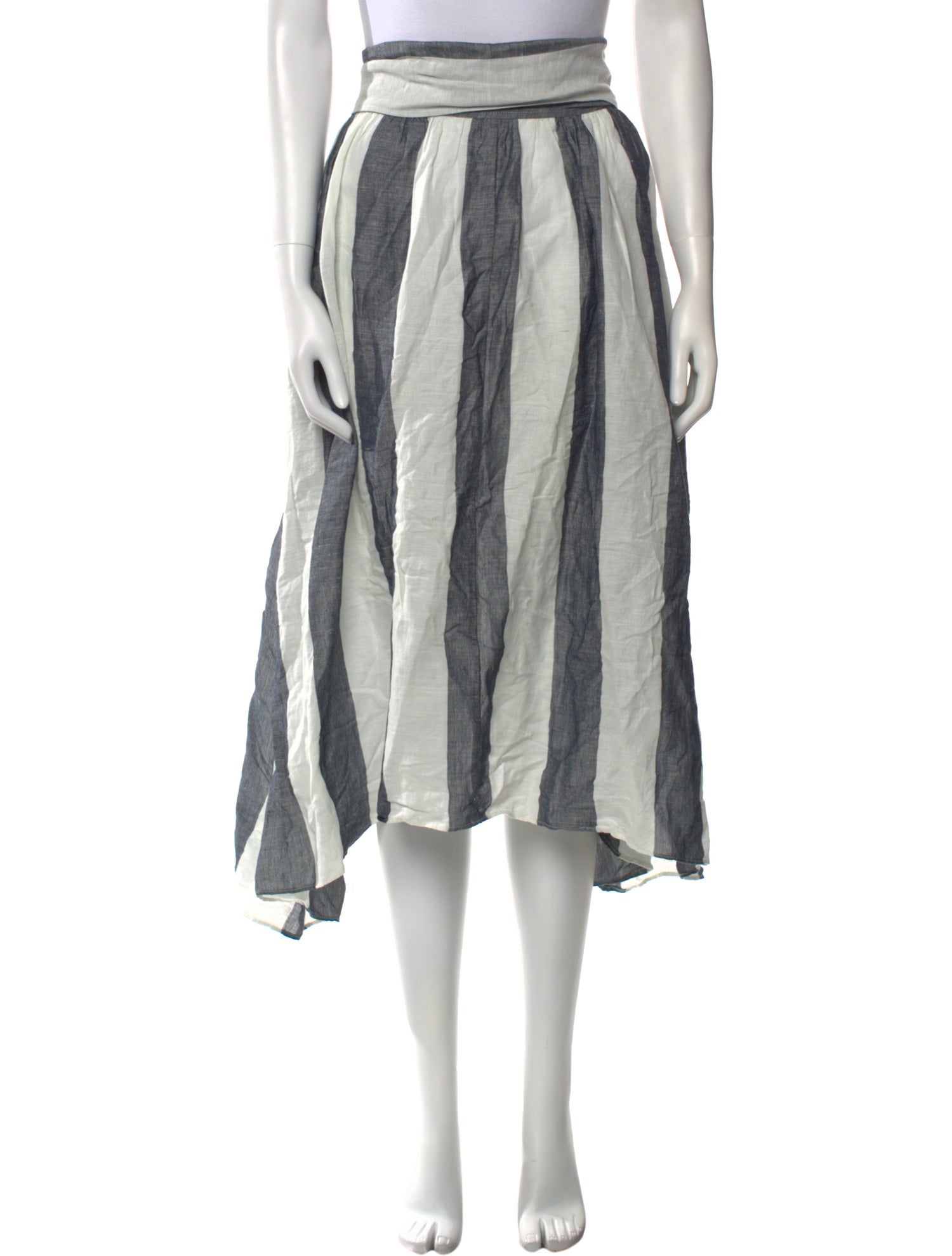 Apiece Apart Linen Knee-Length Skirt