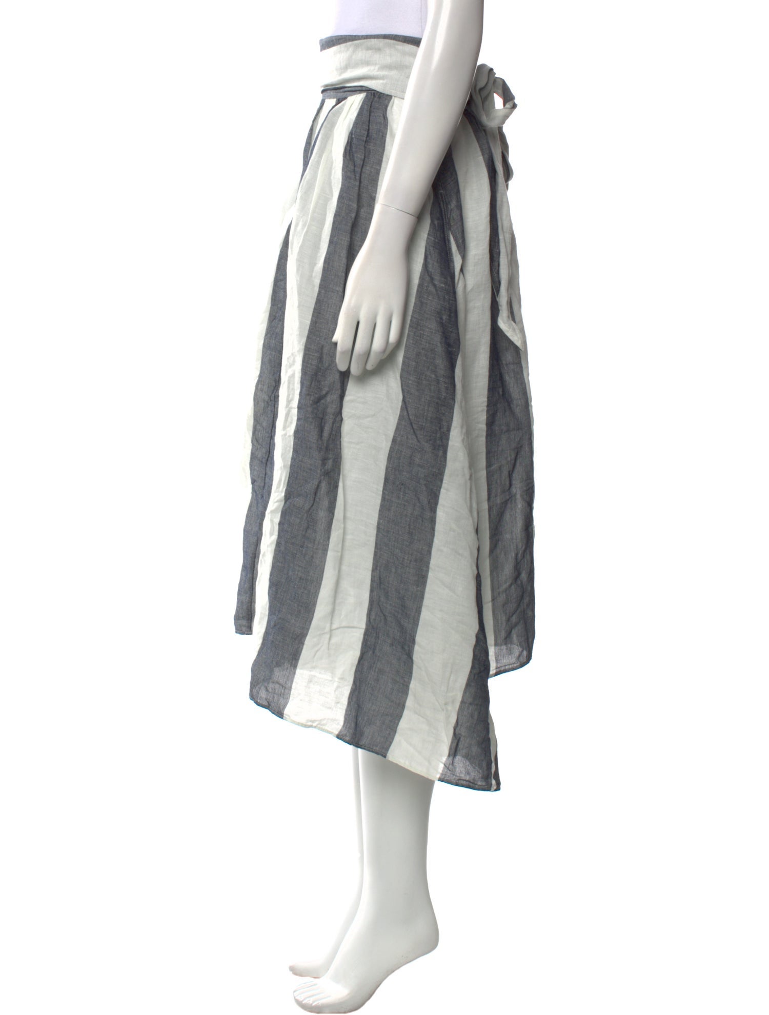 Apiece Apart Linen Knee-Length Skirt