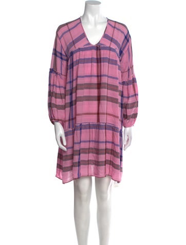 Apiece Apart Dresses Plaid Print Mini Dress S