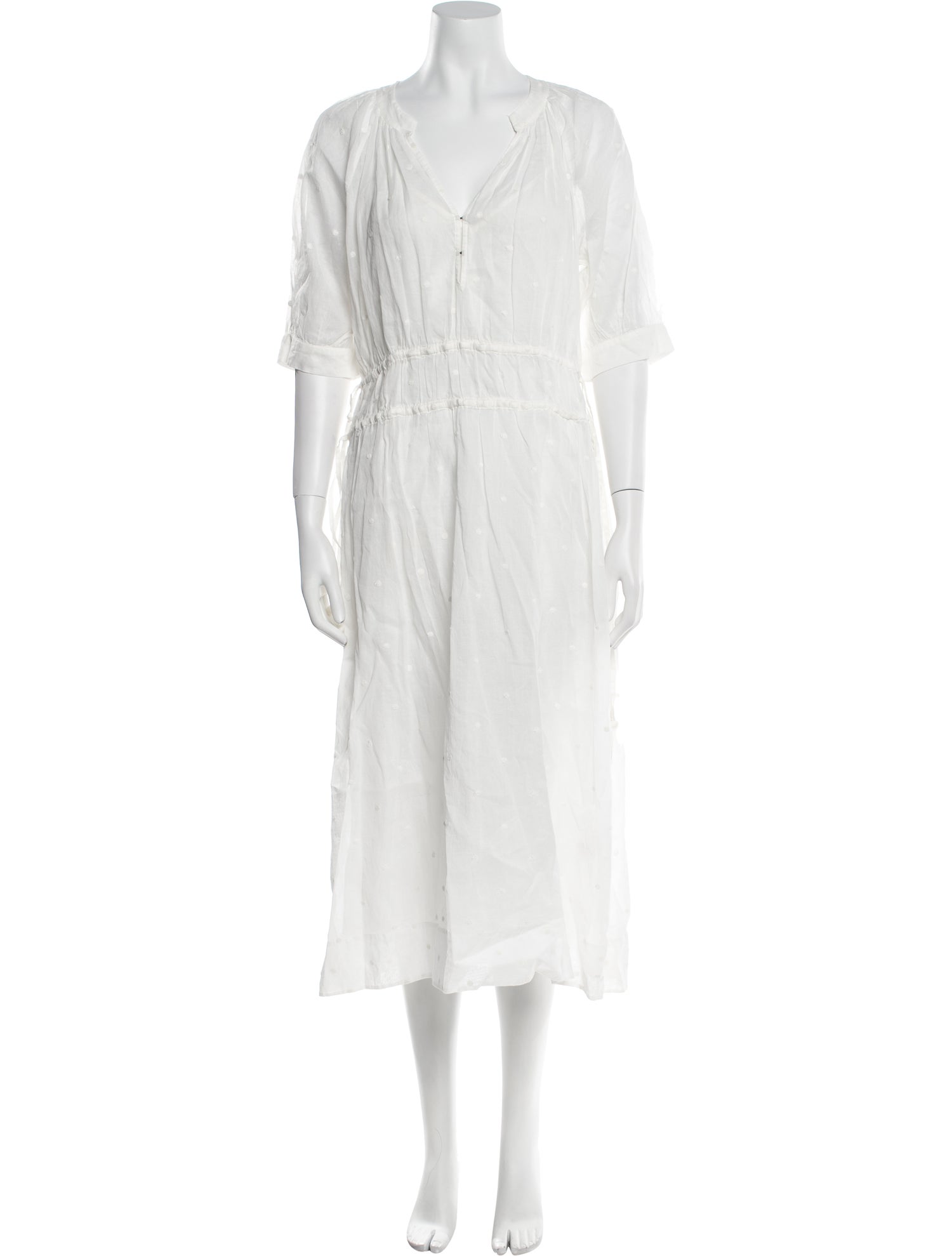 Apiece Apart V-Neck Long Dress