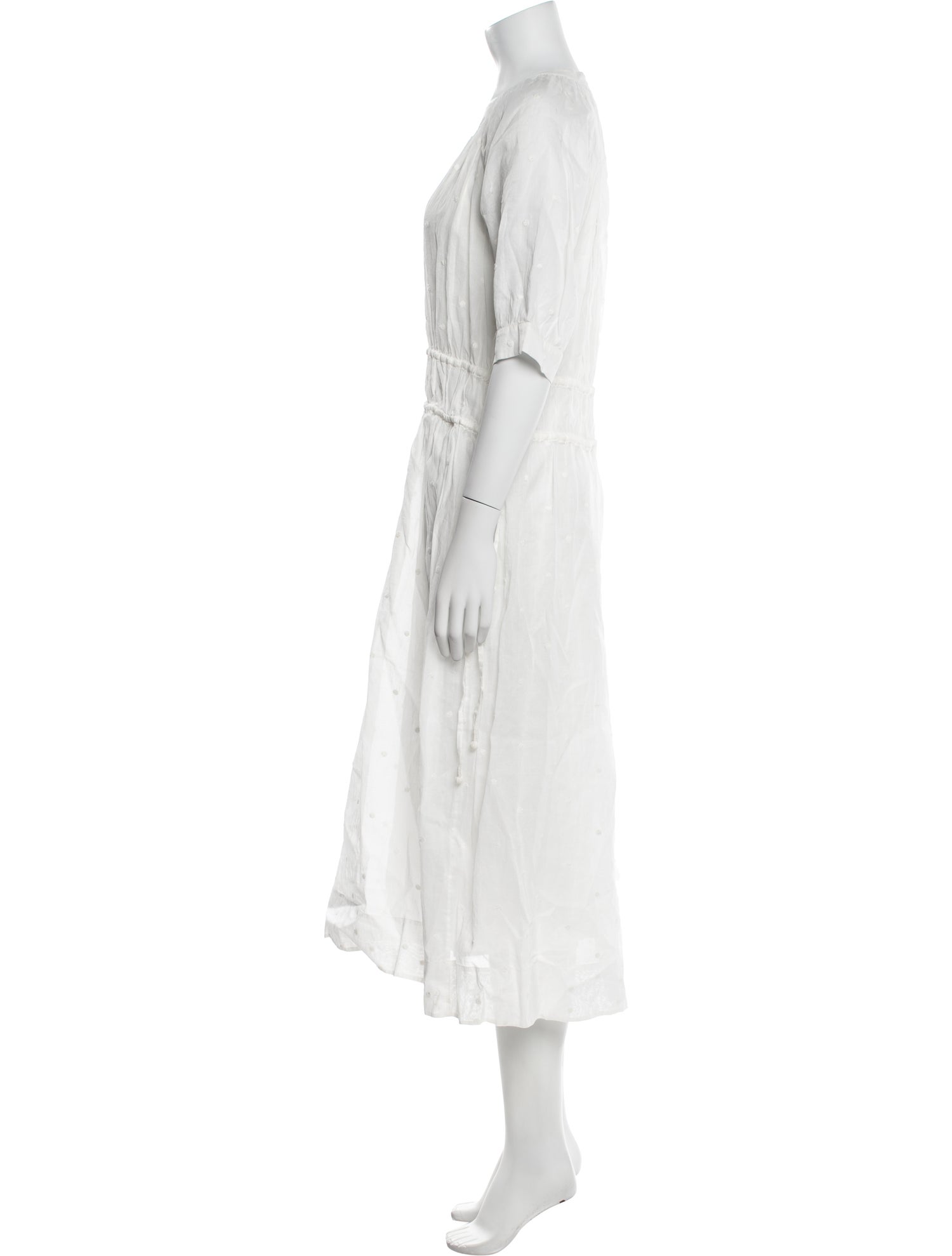 Apiece Apart V-Neck Long Dress