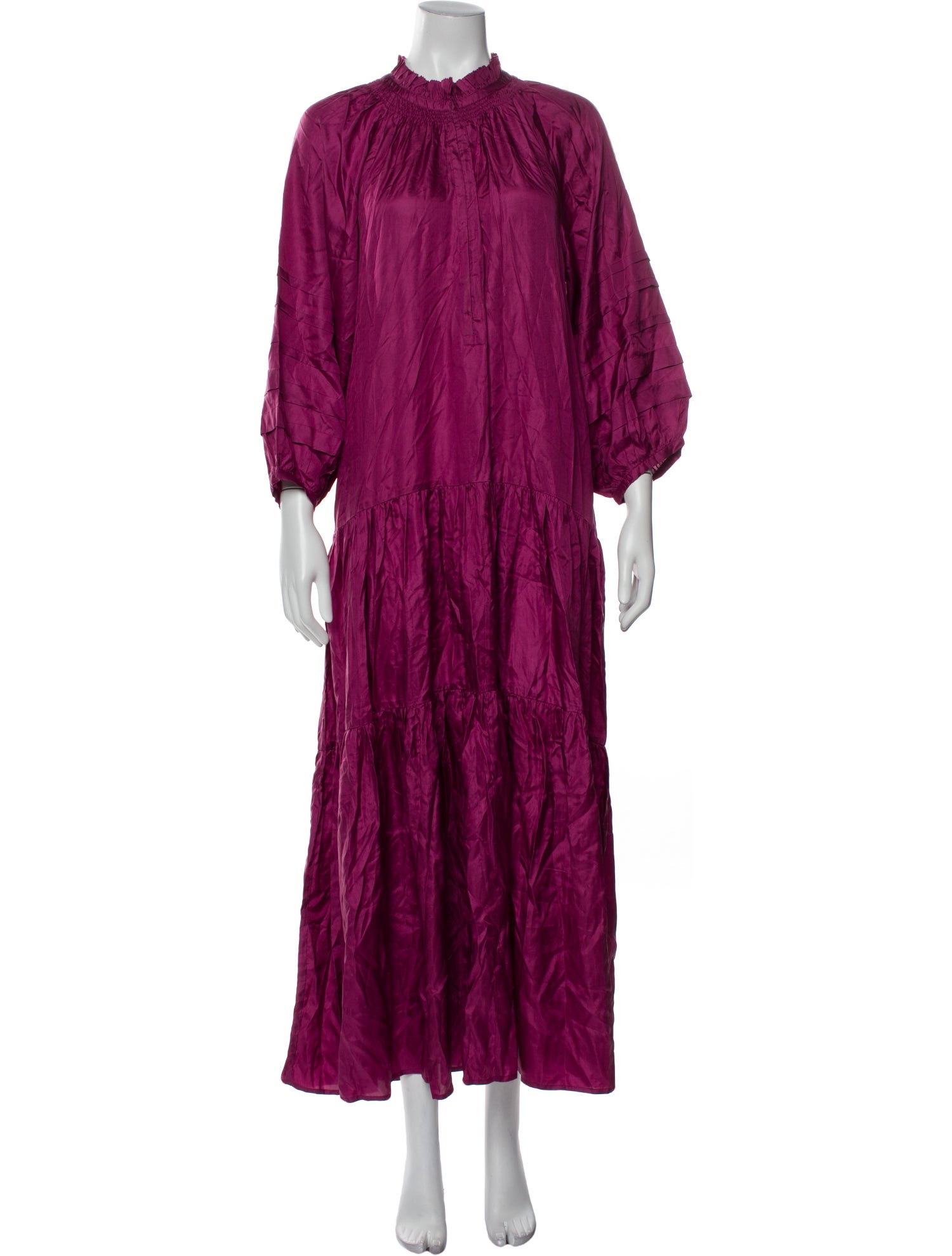 Apiece Apart Silk Long Dress