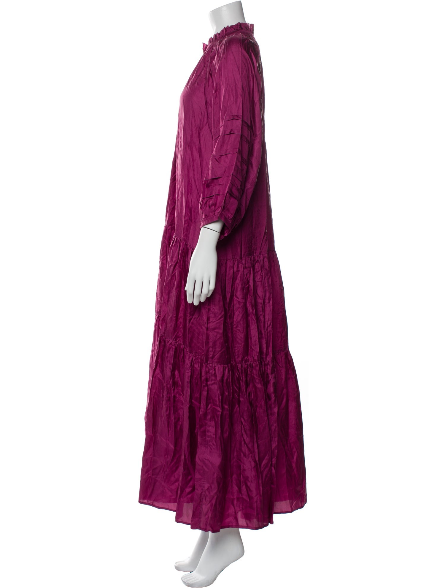 Apiece Apart Silk Long Dress
