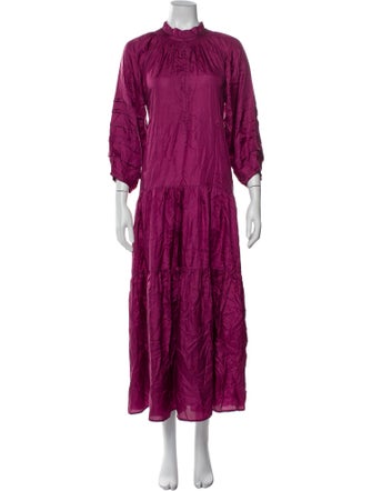 Apiece Apart Silk Long Dress