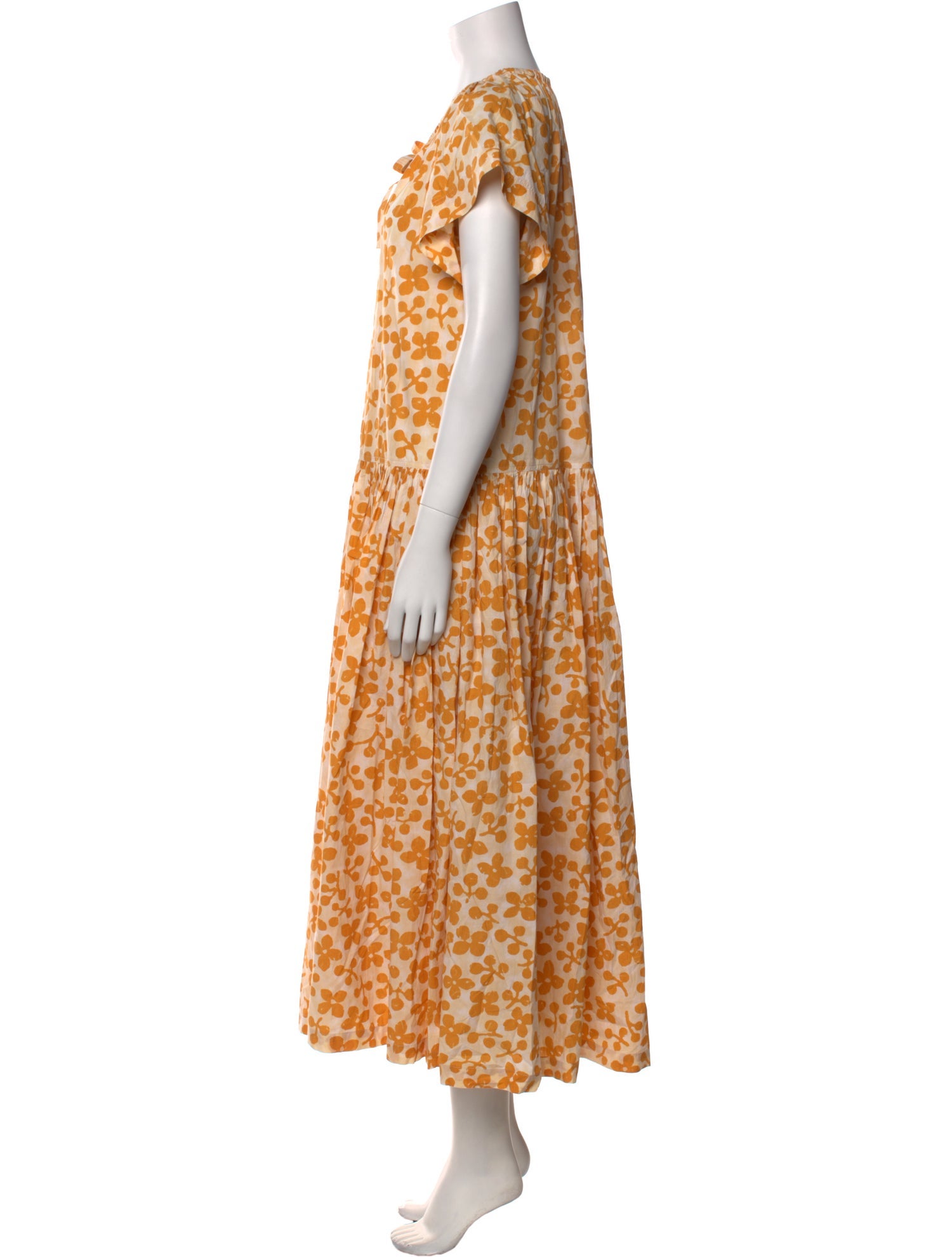 Apiece Apart Printed Long Dress