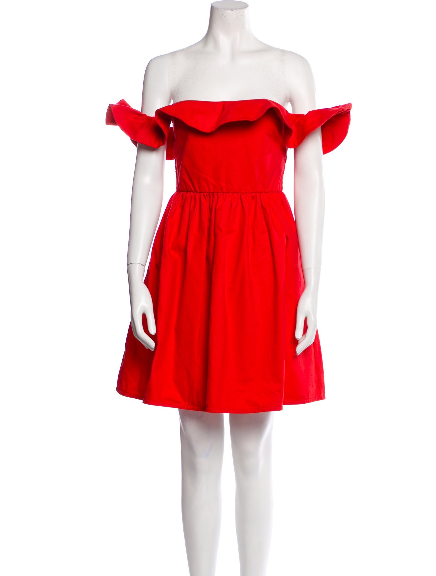 Apiece Apart Off-The-Shoulder Mini Dress