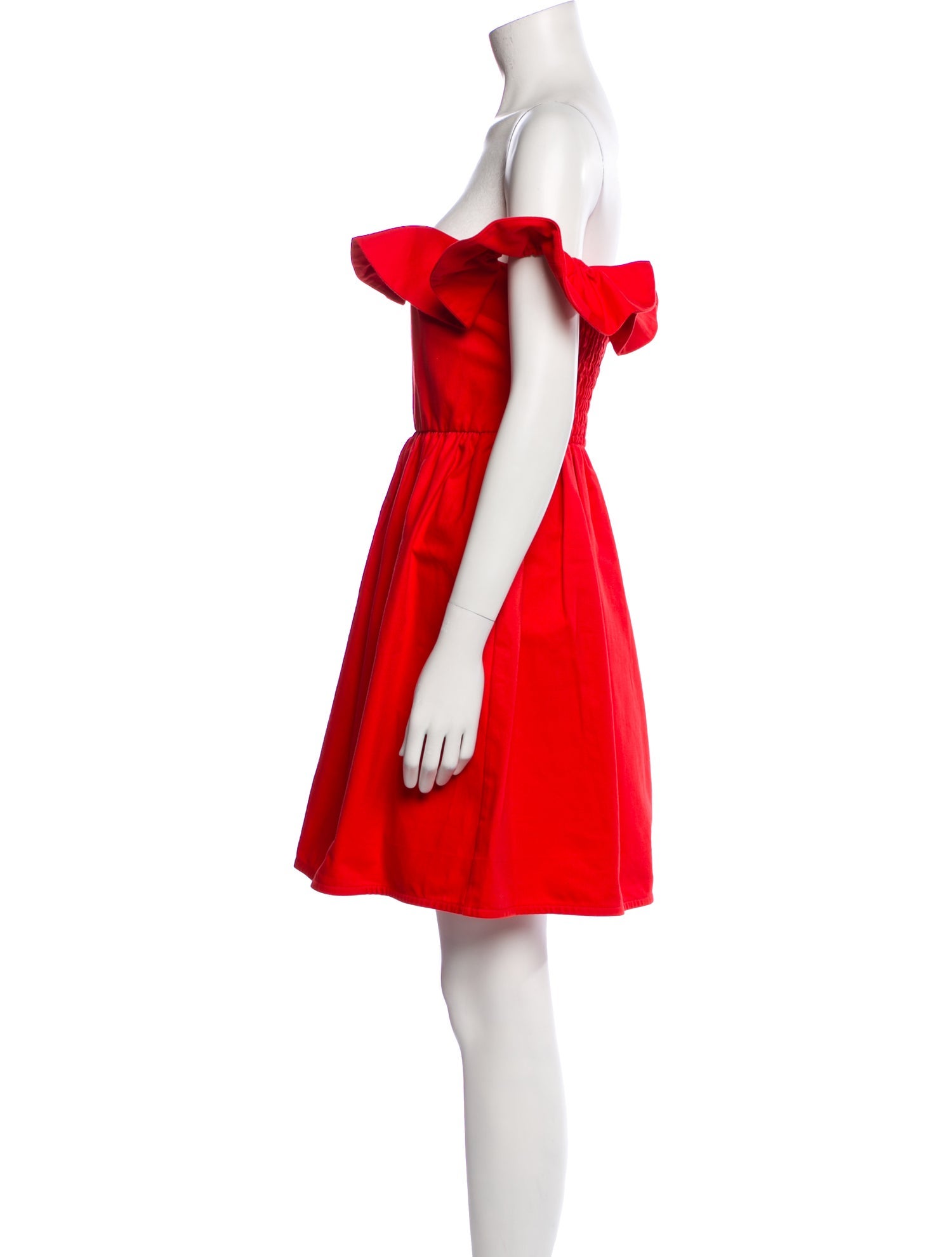 Apiece Apart Off-The-Shoulder Mini Dress