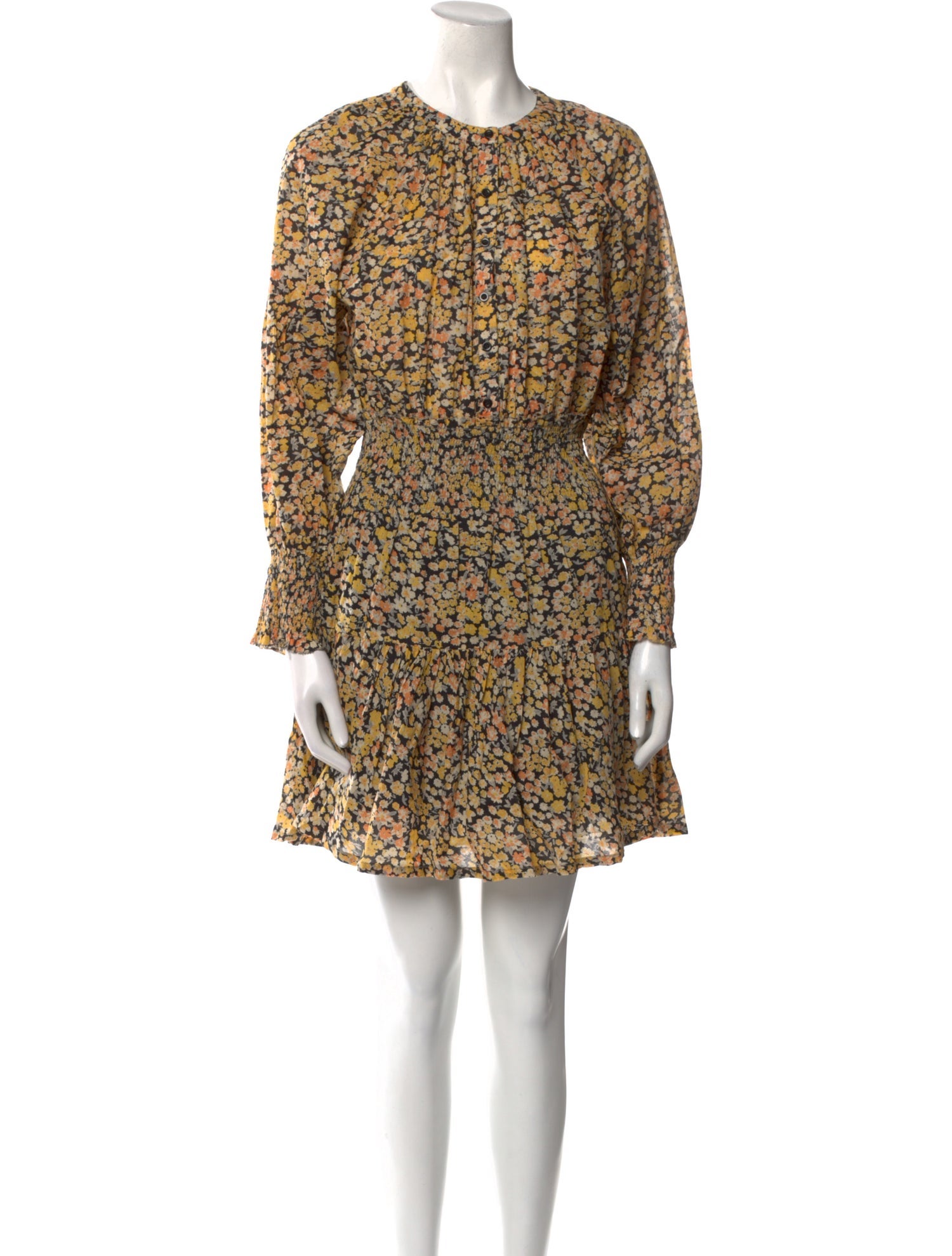 Apiece Apart Floral Print Mini Dress