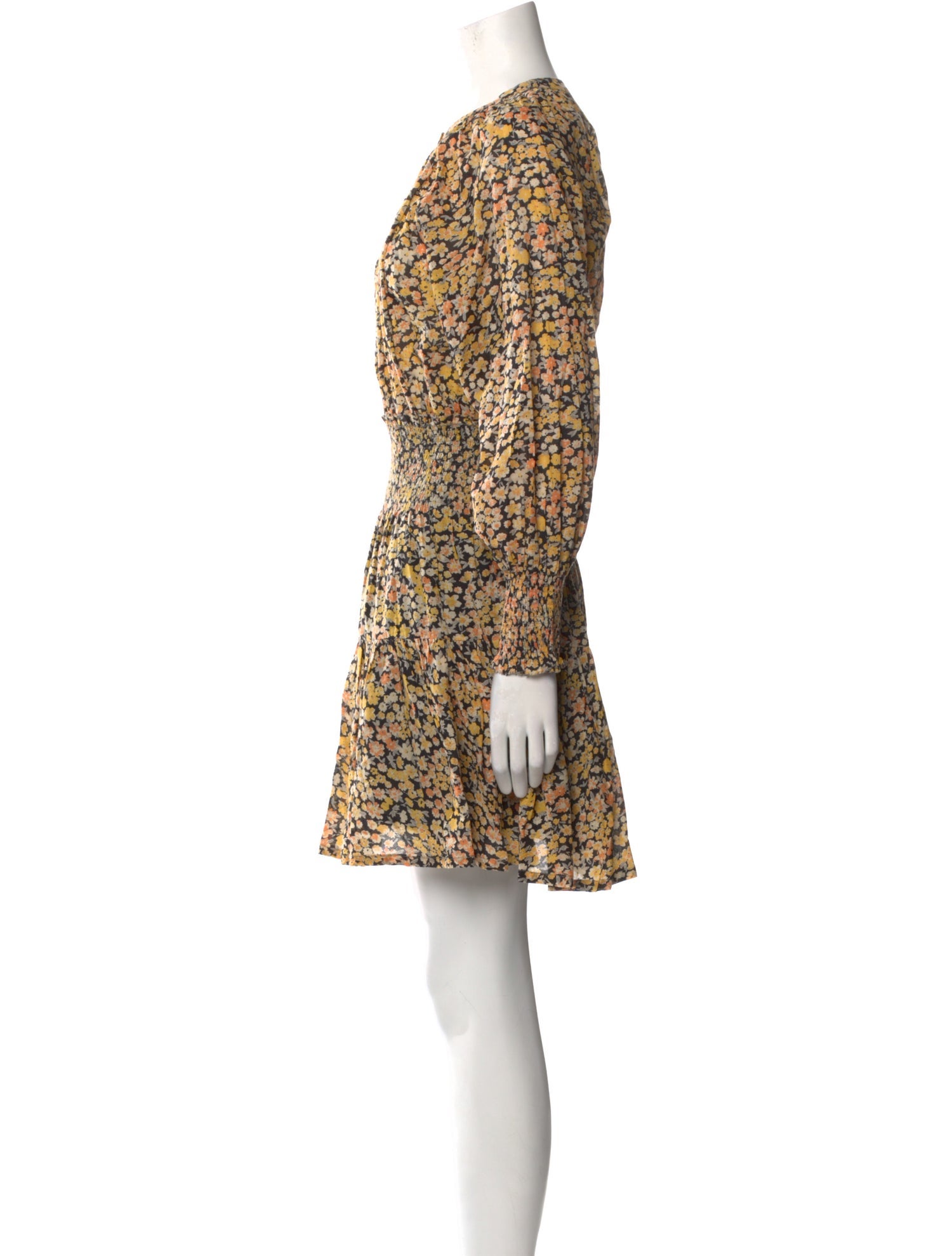 Apiece Apart Floral Print Mini Dress