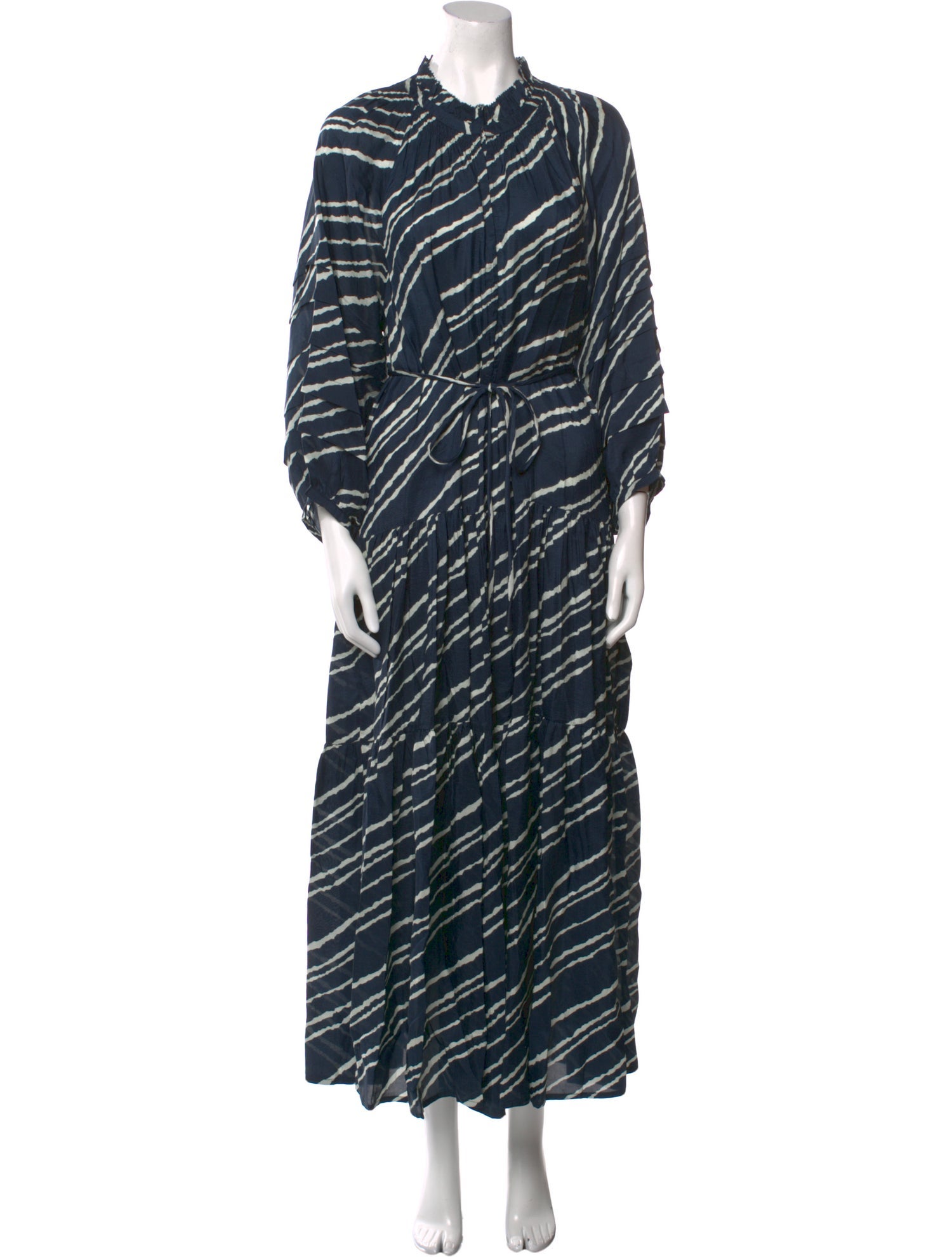 Apiece Apart Striped Long Dress