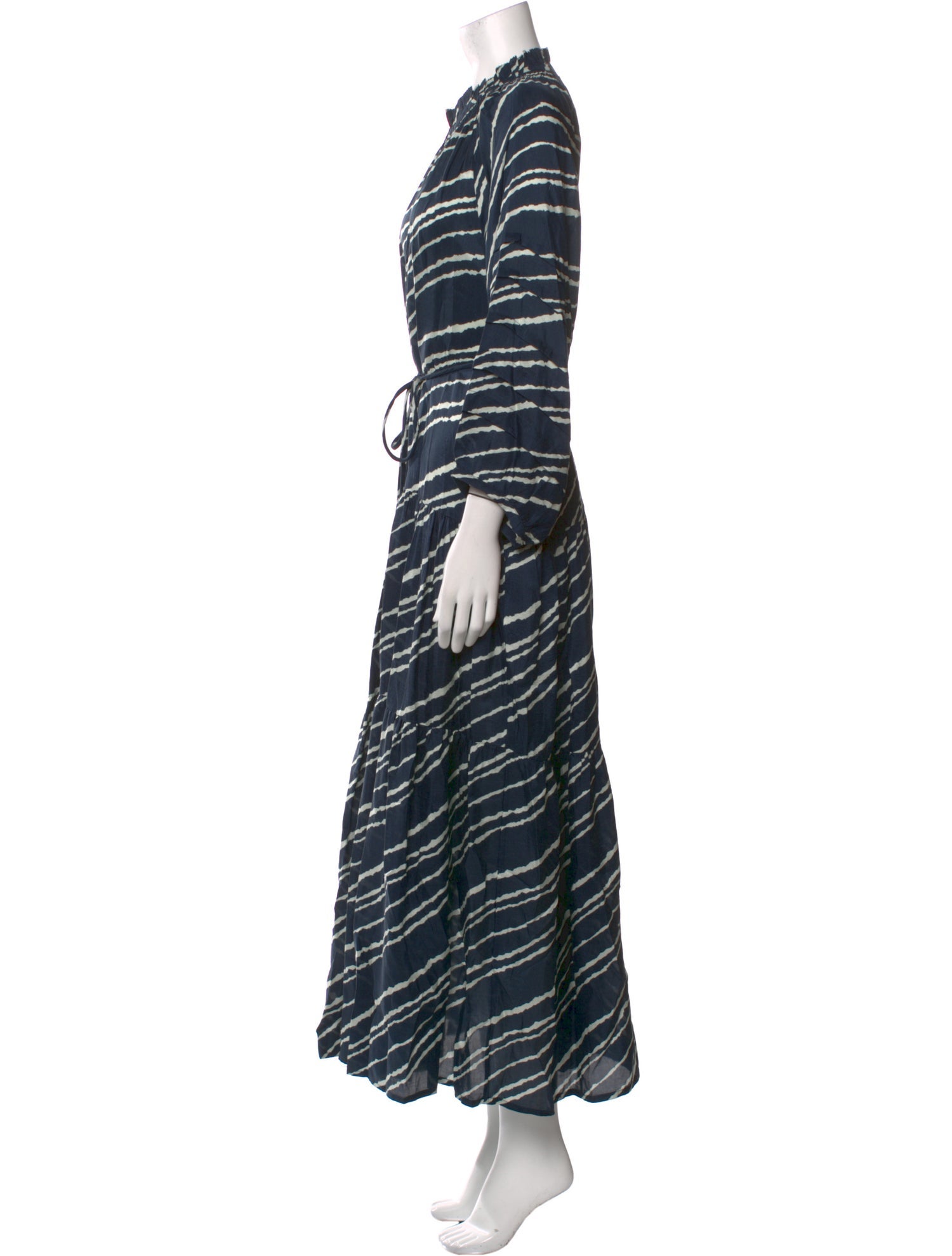 Apiece Apart Striped Long Dress