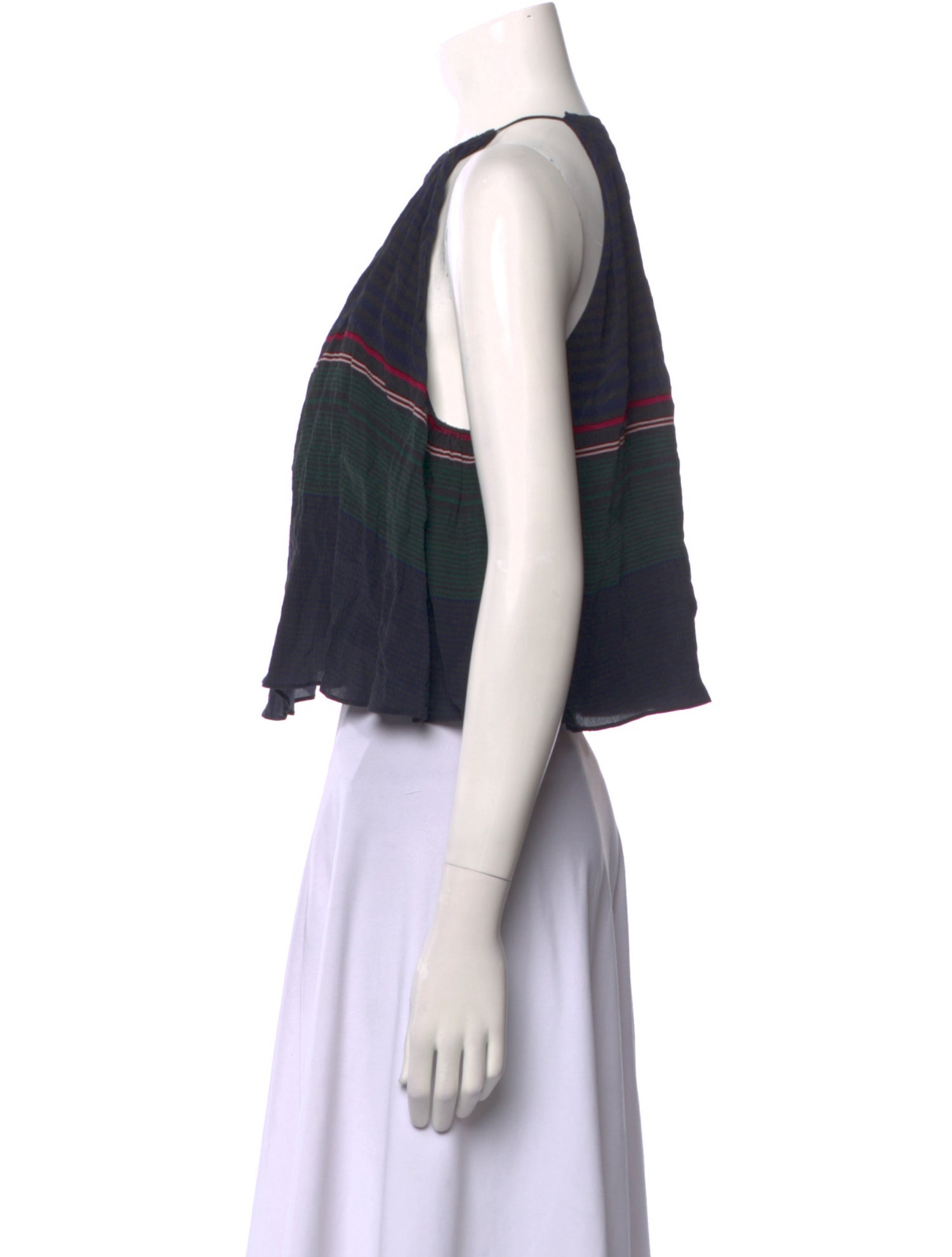 Apiece Apart Silk Halterneck Crop Top