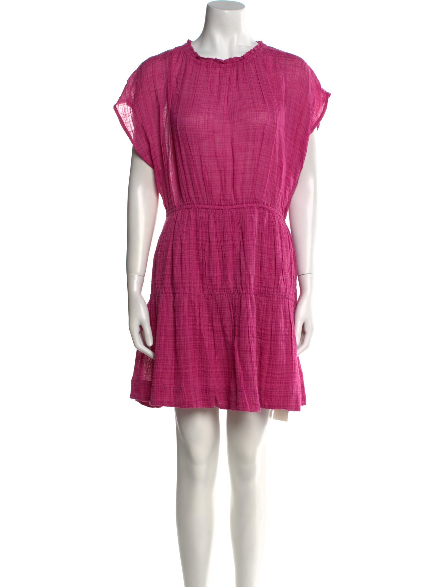 Apiece Apart Crew Neck Mini Dress