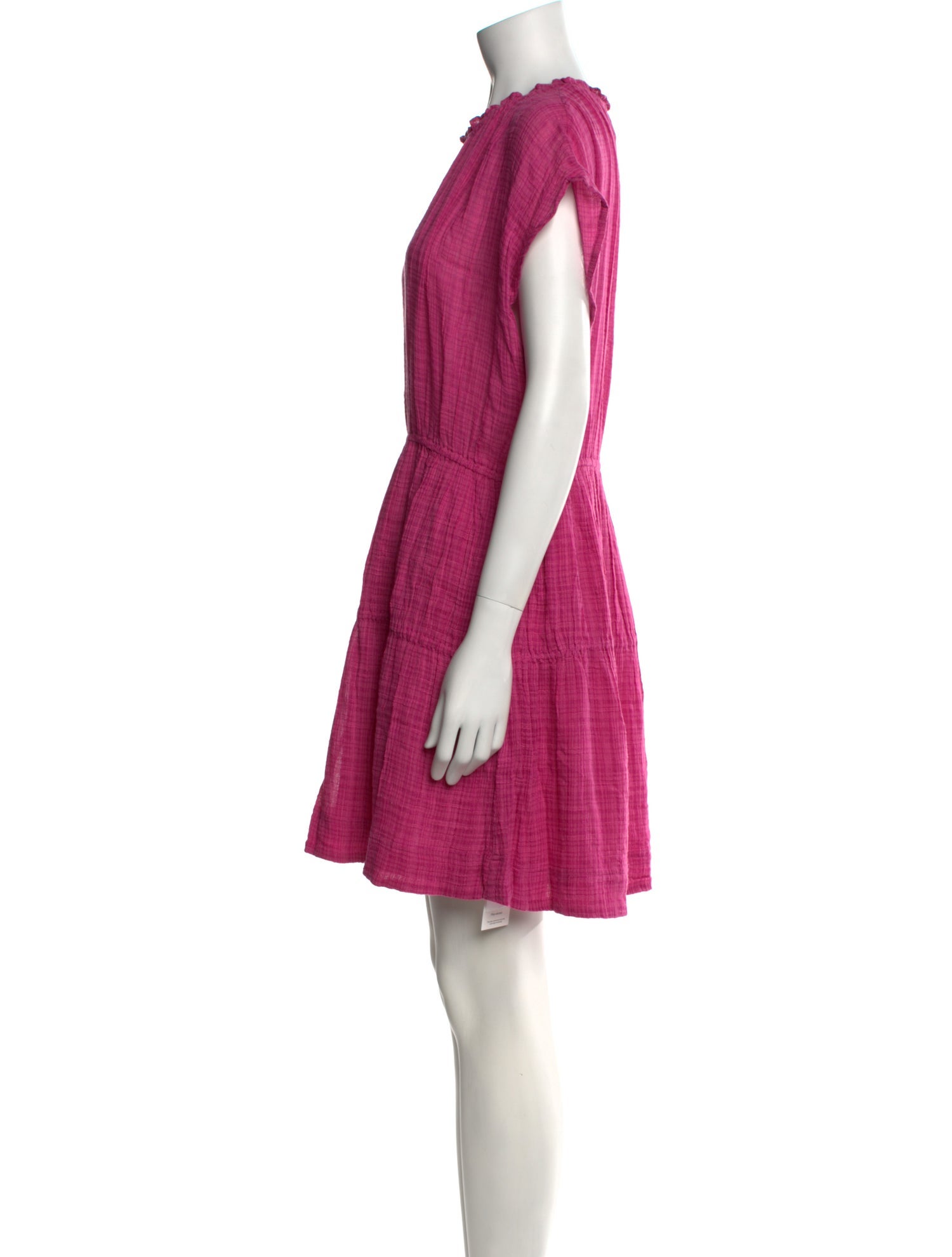 Apiece Apart Crew Neck Mini Dress