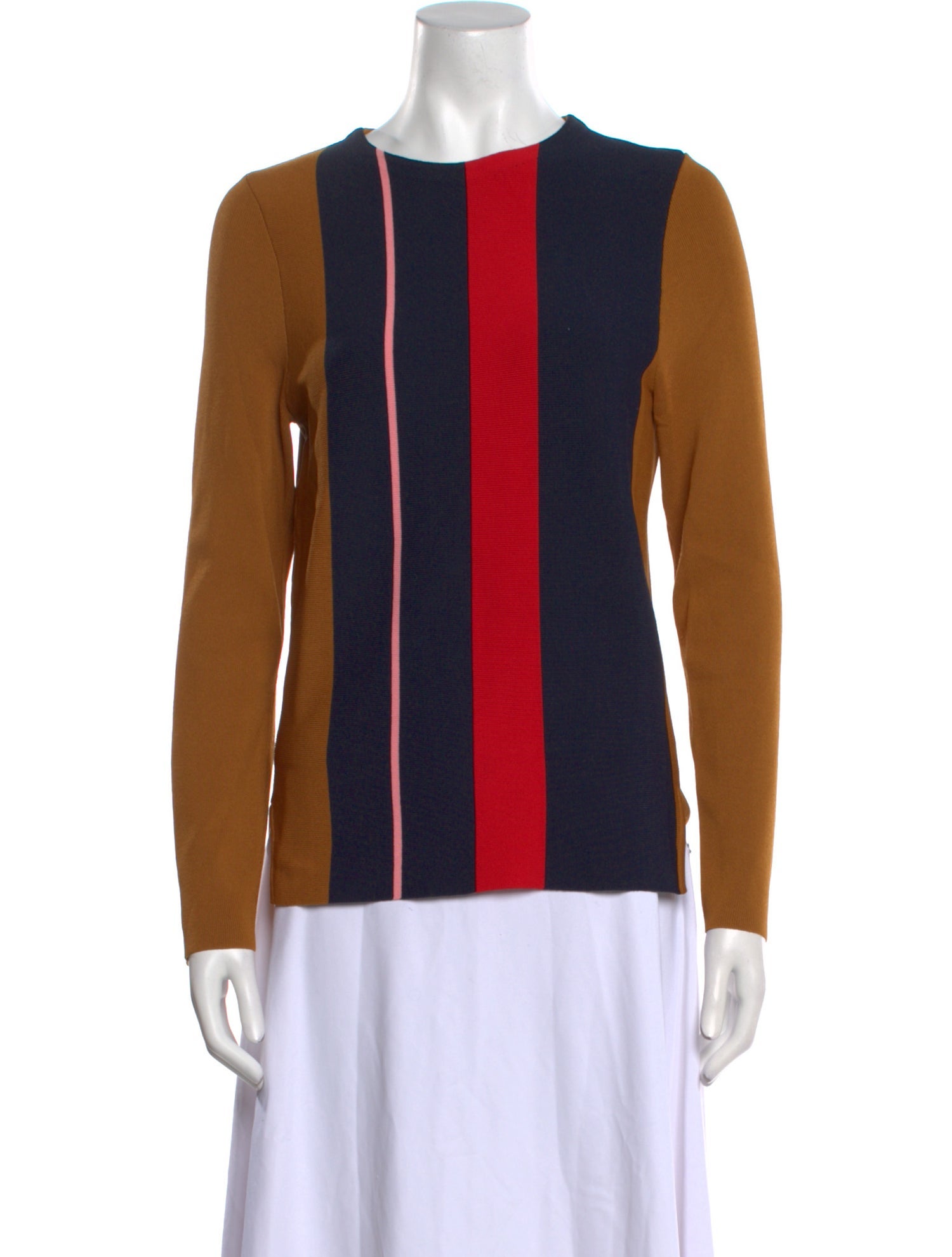 Apiece Apart Striped Crew Neck T-Shirt