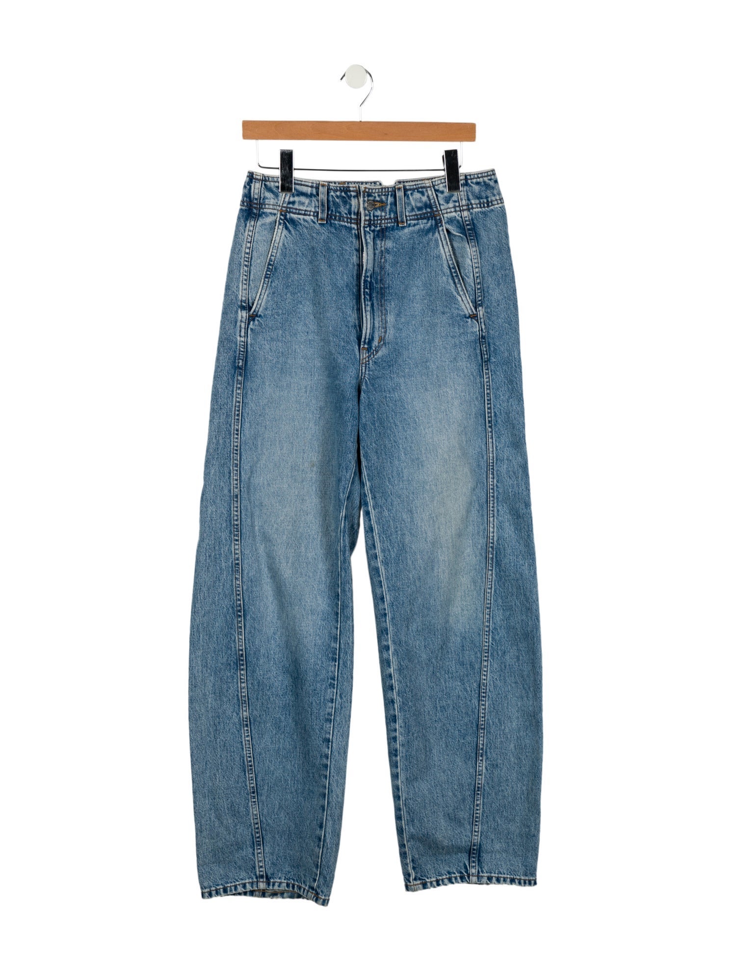 Apiece Apart High-Rise Wide Leg Jeans