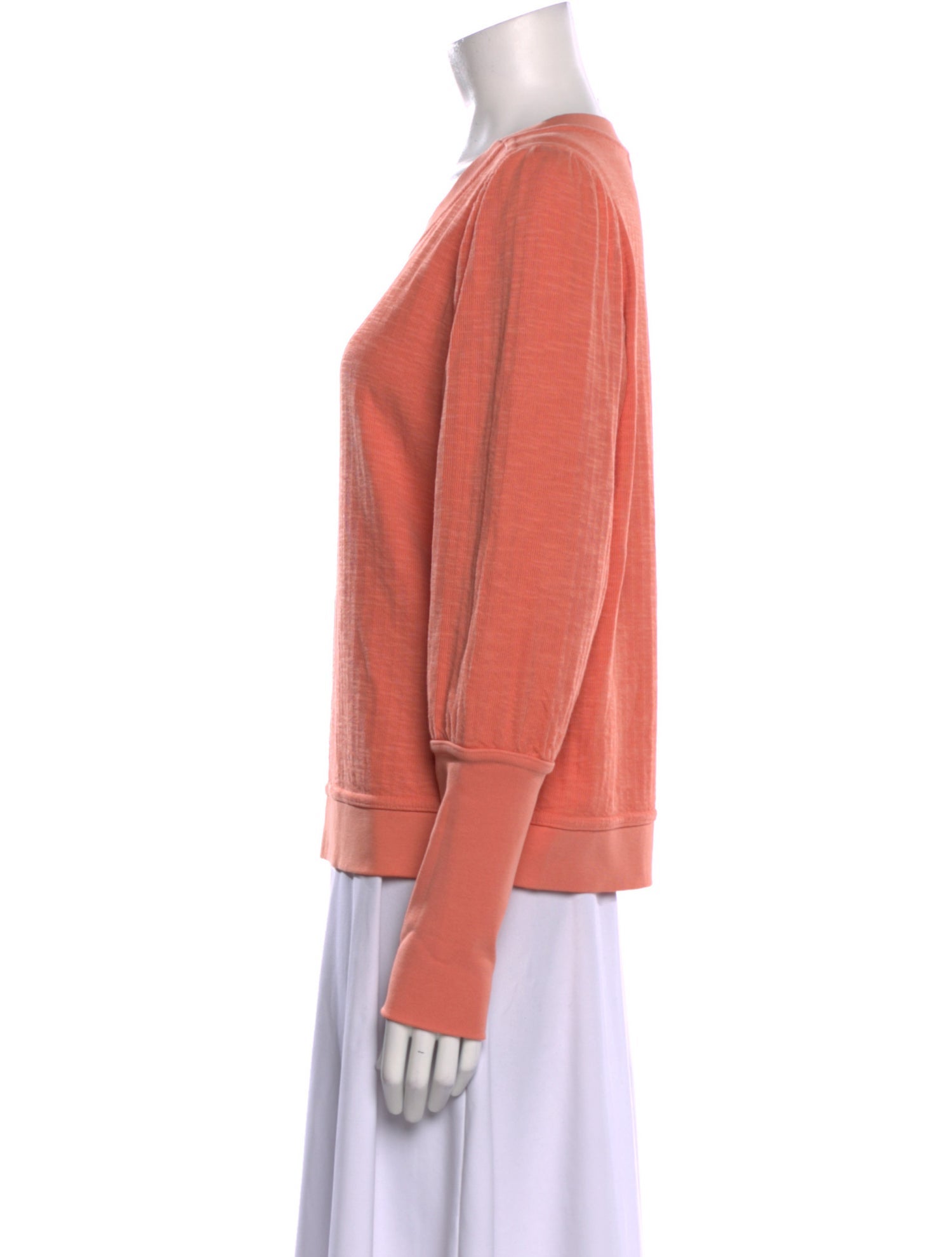 Apiece Apart Crew Neck Long Sleeve Sweatshirt