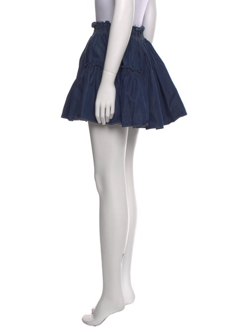 Apiece Apart Ruffle Embellishment Mini Skirt