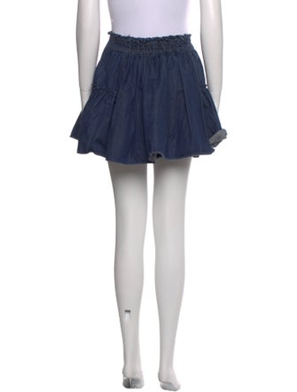 Apiece Apart Ruffle Embellishment Mini Skirt