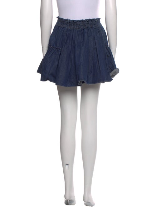 Apiece Apart Ruffle Embellishment Mini Skirt