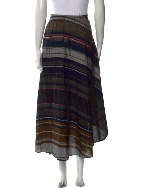 Apiece Apart Striped Midi Length Skirt