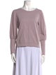 Apiece Apart Bateau Neckline Long Sleeve Sweatshirt
