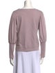Apiece Apart Bateau Neckline Long Sleeve Sweatshirt