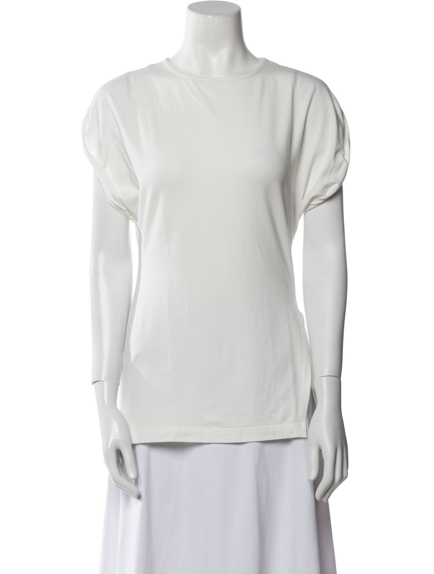 Apiece Apart Bateau Neckline Short Sleeve T-Shirt