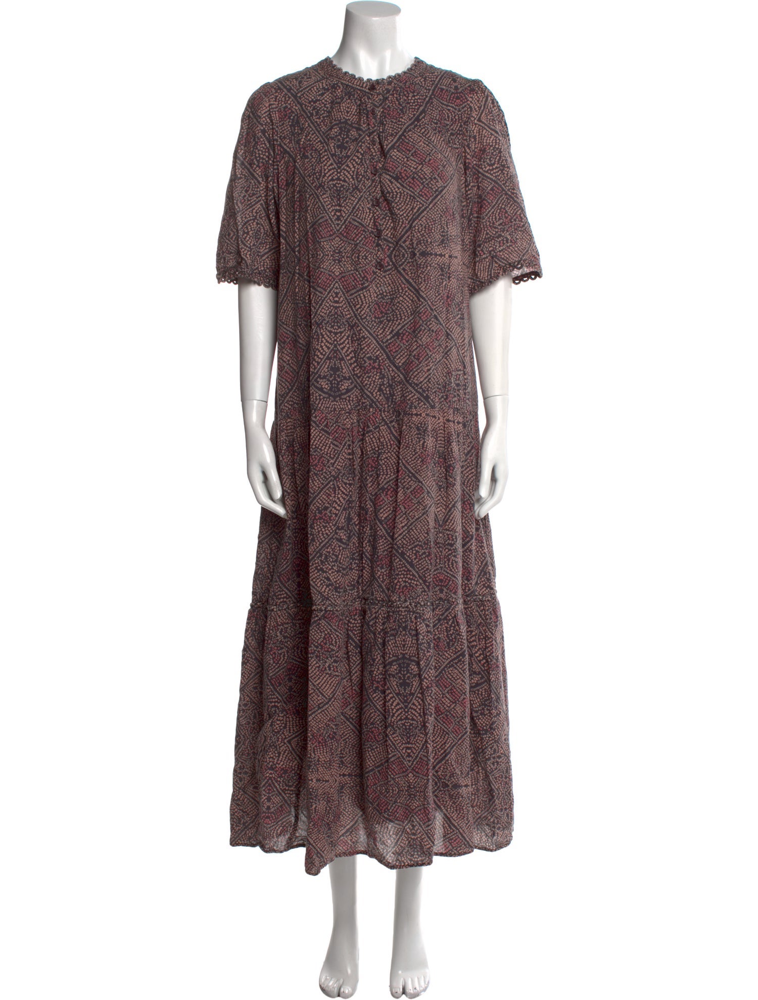 Apiece Apart Printed Long Dress