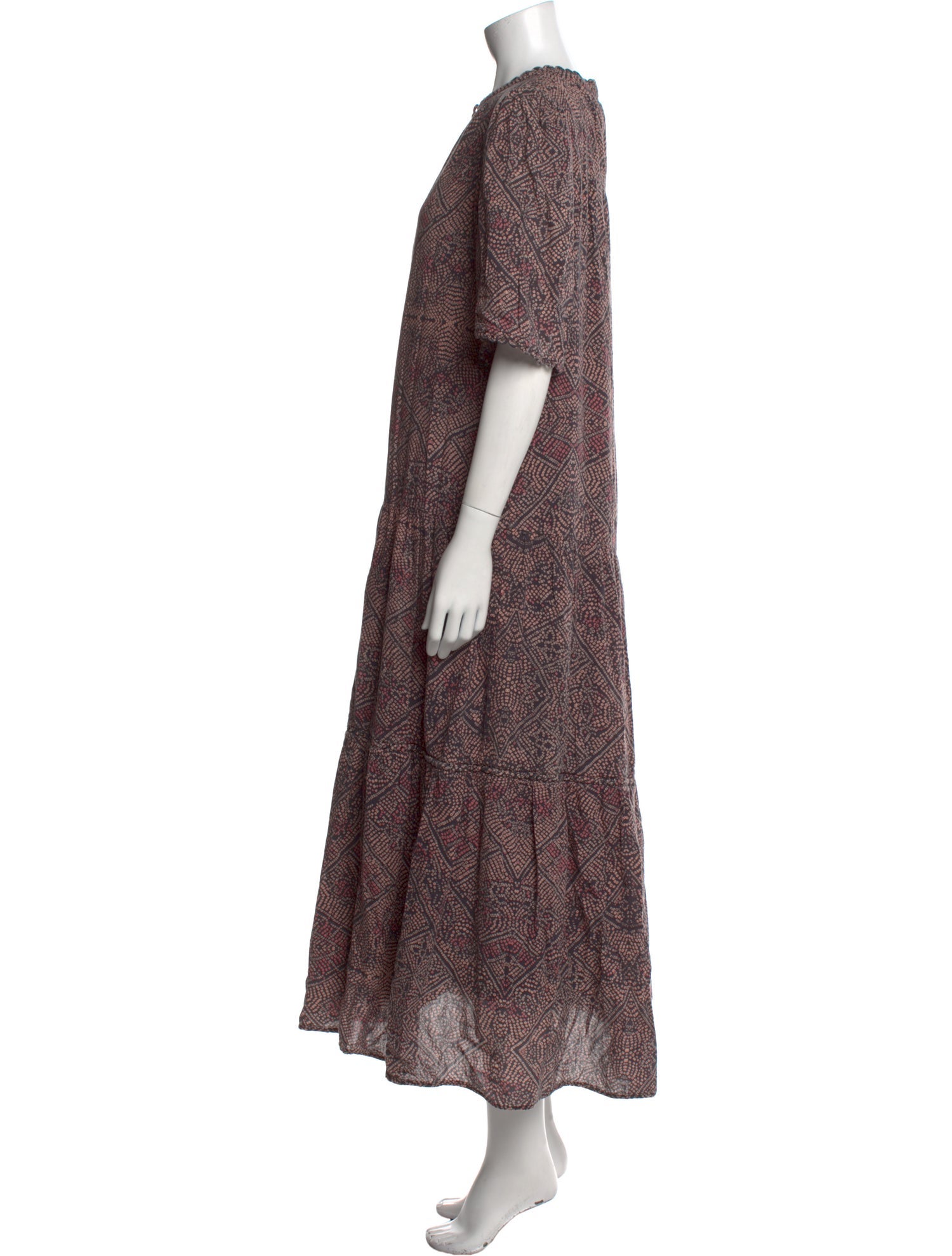 Apiece Apart Printed Long Dress