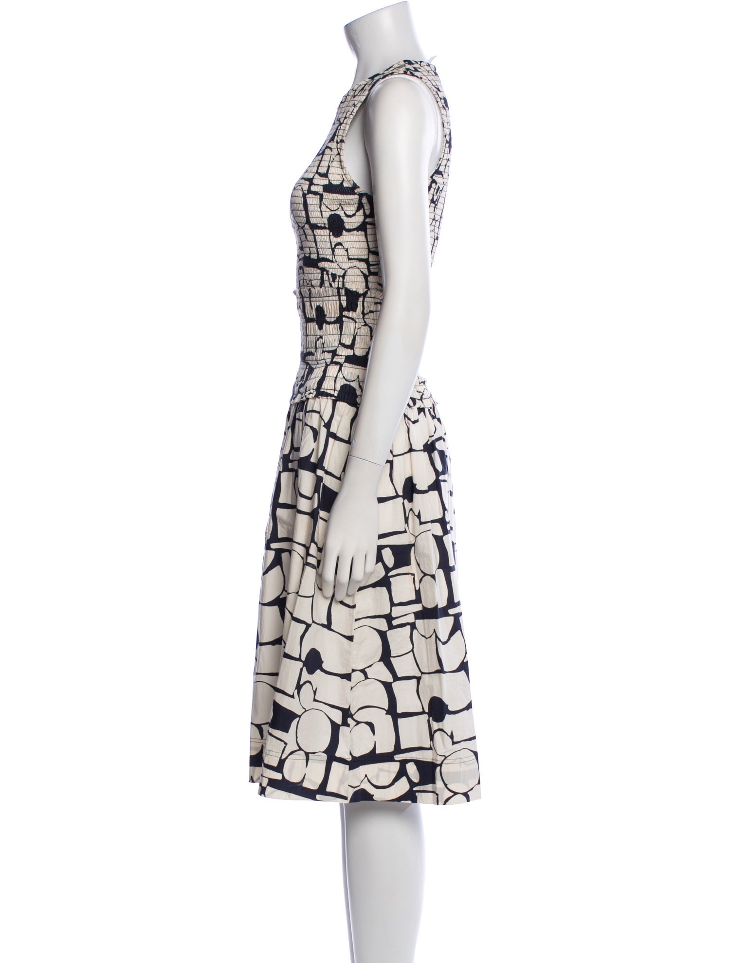 Apiece Apart Printed Midi Length Dress