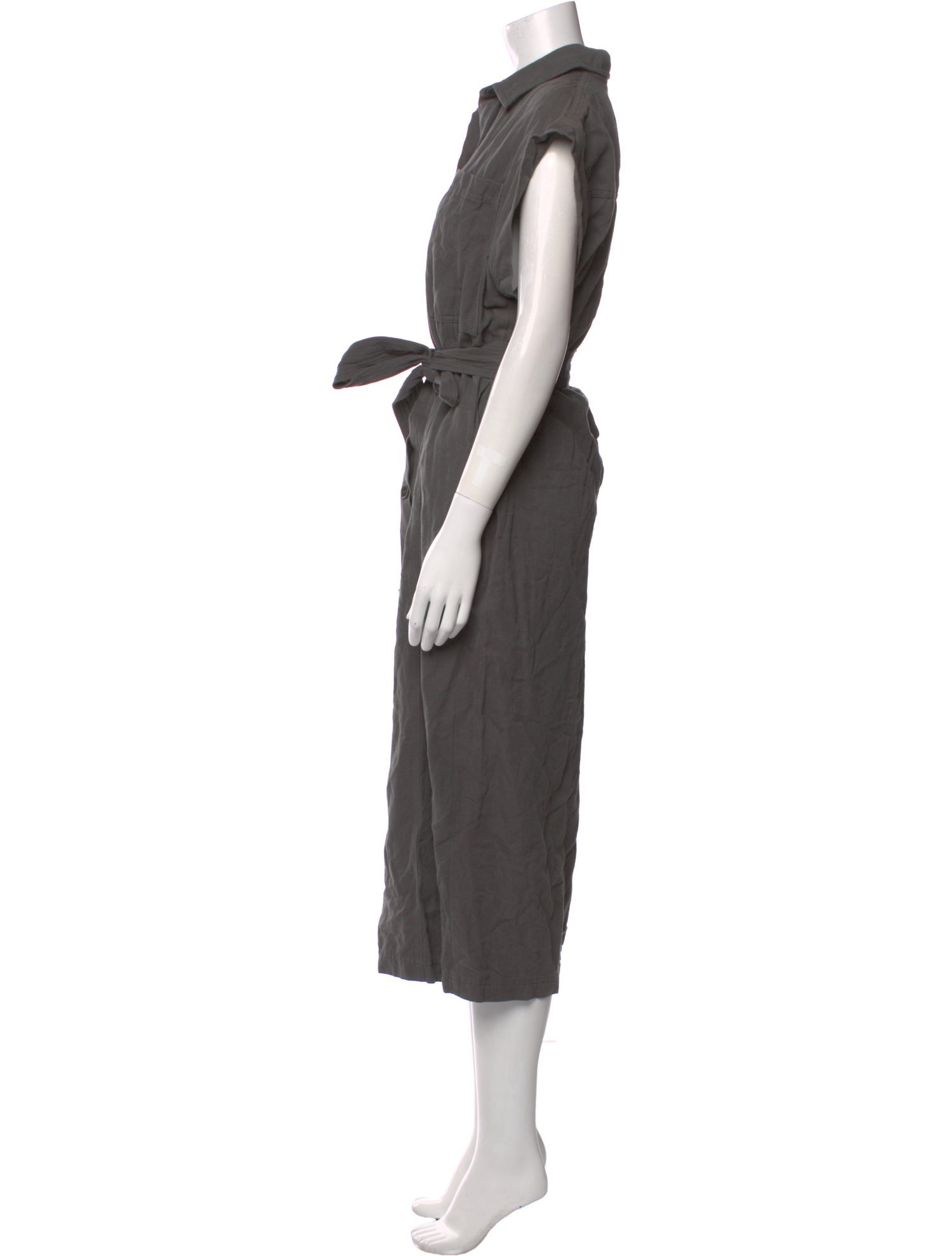 Apiece Apart Linen Midi Length Dress