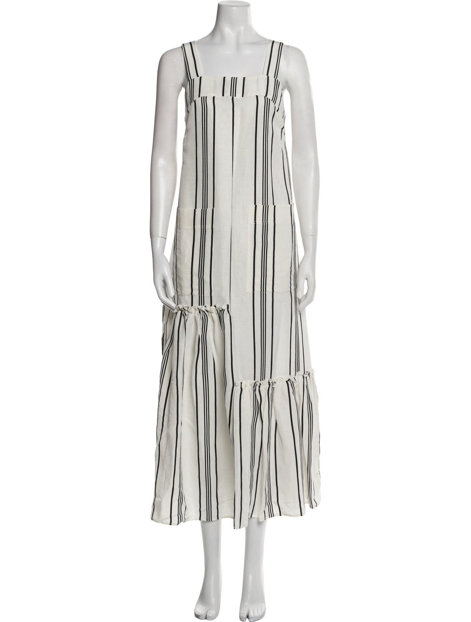 Apiece Apart Linen Long Dress